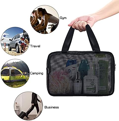 Moyad Mesh Shower Caddy Portable Toiletry Tote Gym Bag - Image 4