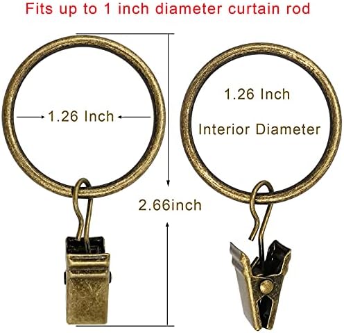 LLPJS 40 Pack Curtain Rings - Image 2
