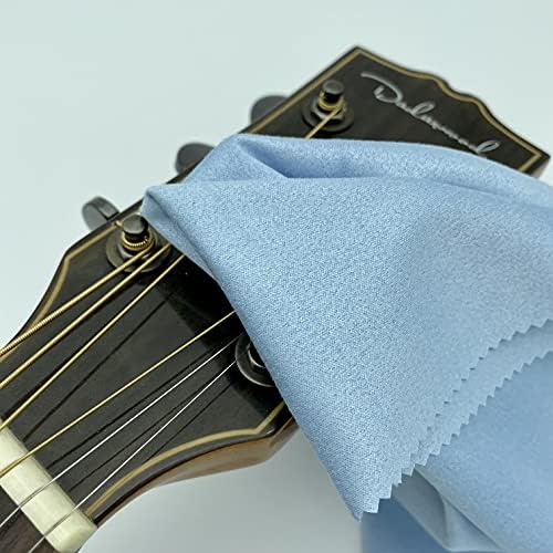 AAwipes Guitar Cloths Microfiber Blue 6pcs 12"x12" Plush Polishing Cloths - Image 4
