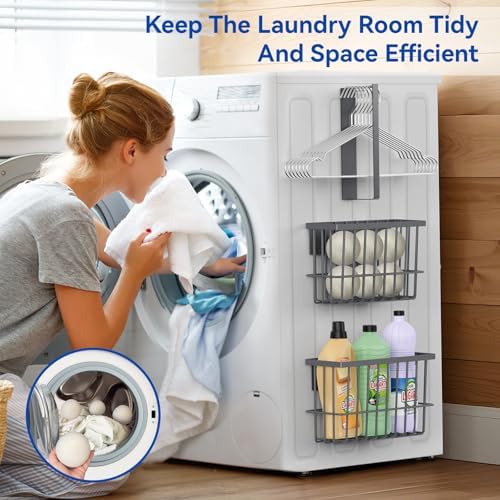 Laundry Room Organization and Storage Magnetic Dryer Ball Holder - Image 5