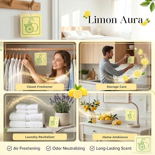 Limon Aura - Scented Sachets for Drawer and Closet Freshener - Pack of 3 - Home - Image 6
