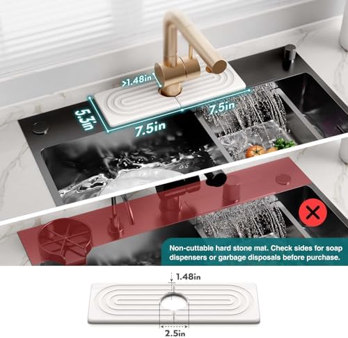 eormoe Faucet Mat for Kitchen Sink - Image 2