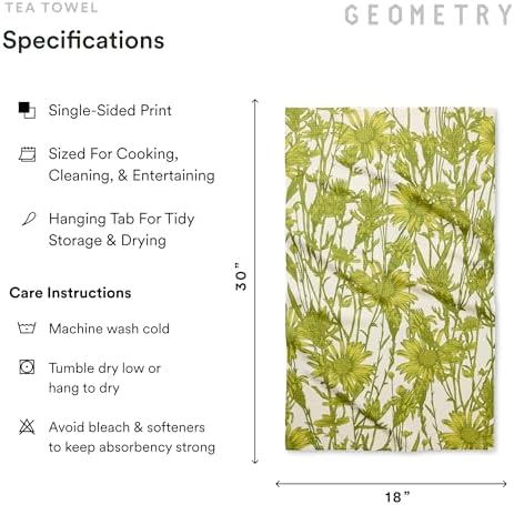 GEOMETRY Tea Towels – Spring & Summer Collection – Quick-Dry, Ultra-Absorbent - Image 6