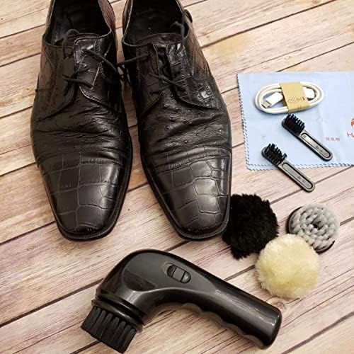 Electric Shoe Cleaner Brush, Electric Shoe Polisher Brush Shoe Shiner Dust - Image 7