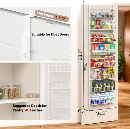 ElegantArray 8-Tier Pantry Door Organizer - Image 3