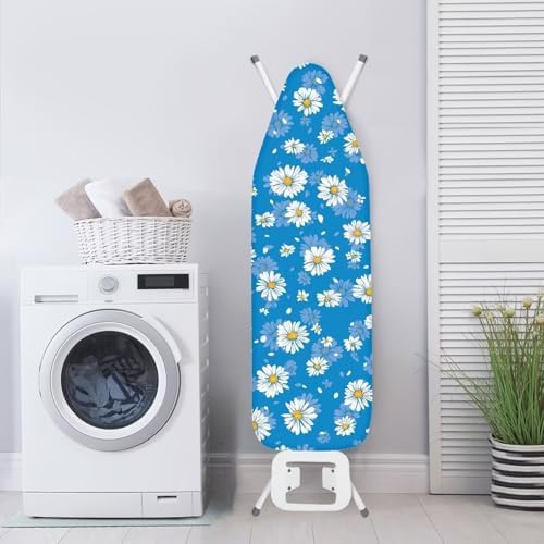 Blue Daisy Ironing Covers and Elasticized Edge Ironing Board Covers Protective - Image 3