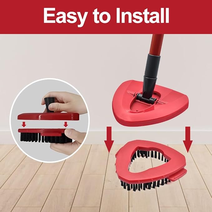 Funtin 2-Pack Mop Scrub Brush Head Compatible - Image 4