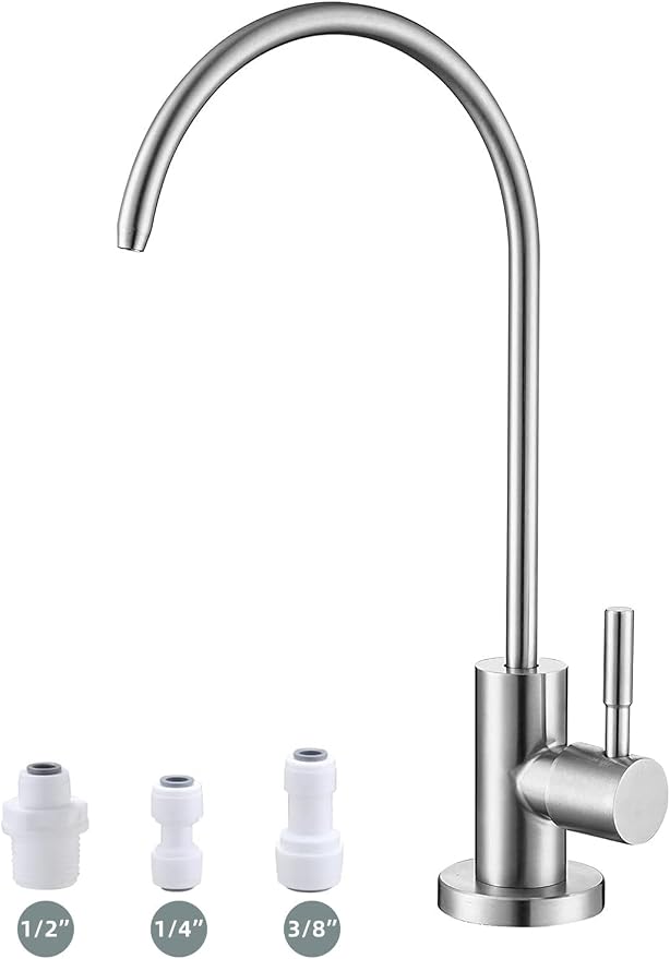 Drinking Water Faucet, Lead-Free Reverse Osmosis Faucets by Bifordo