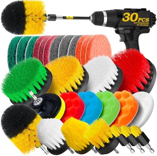 Holikme 30Piece Drill Brush Attachment Set by Holikme