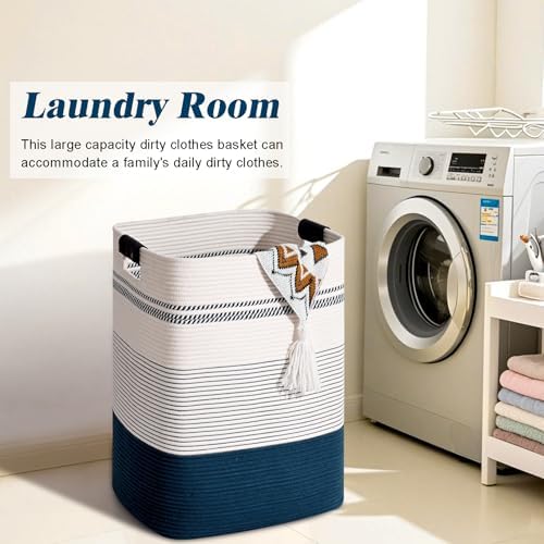 Laundry Hamper, 75L Tall Laundry Basket - Image 2