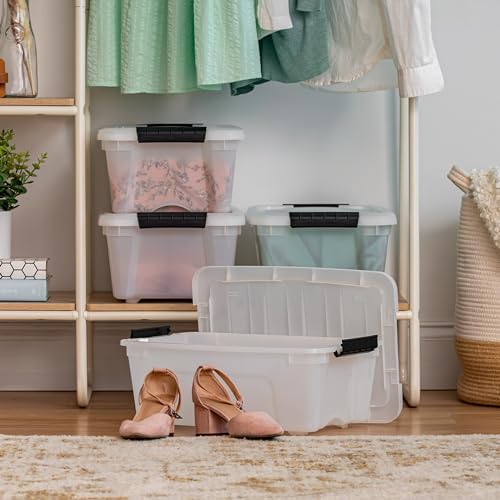 IRIS USA 4-Pack 13 Quart Storage Bins - Image 3
