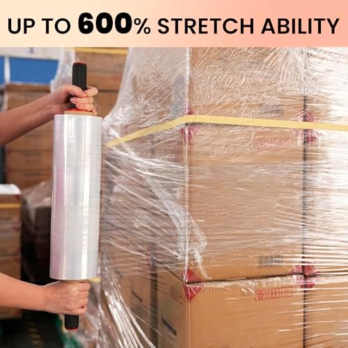 TAPEBEAR 4Rolls Stretch Wrap Heavy Duty 15" x 1000 Ft, 80 Gauge Shrink Wrap - Image 5