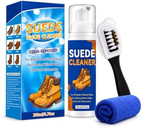 Suede Shoe Cleaner, Suede Cleaner Removes Dirt and Stains by Halldeli