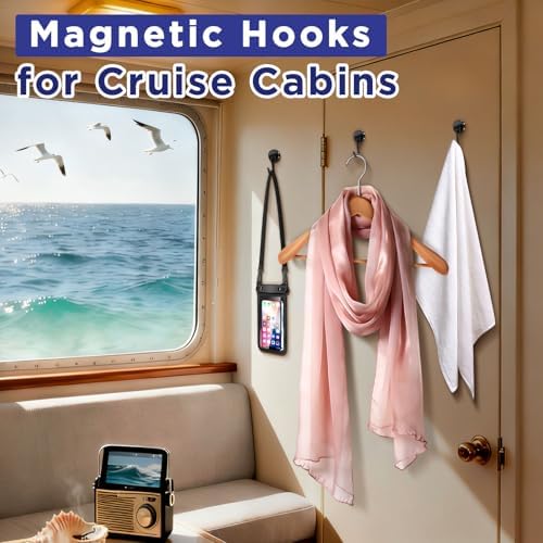 30lbs+ Magnetic Hooks Clips for Cruise Cabins, Cruise Essentials 2026 - Image 2
