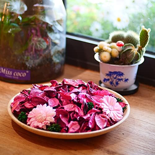Pink Potpourri Bags, Rose Scented Decorative Bowl Filler - Image 3