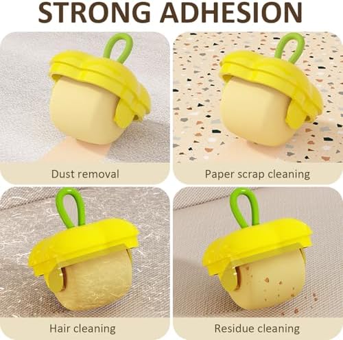 2Pcs Reusable Lint Roller Set, Portable Mini Travel Lint Roller, Washable - Image 4