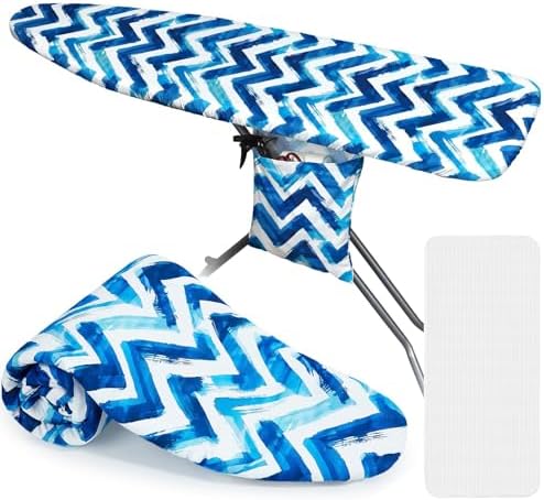 FIOBEE Ironing Board Cover and Pad Extra Thick Iron Board Pad by FIOBEE