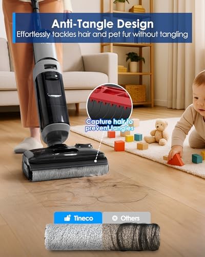 Tineco Floor ONE i5 Stretch Wet Dry Vacuum Cleaner, Vacuum & Mop in One Step - Image 4