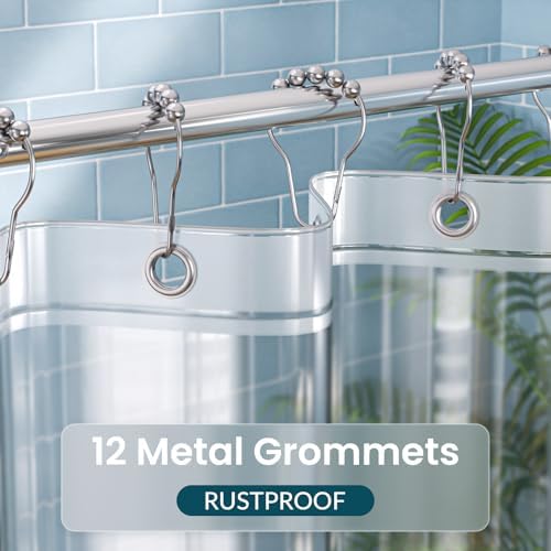 Titanker Clear Shower Curtain Liner, Premium PEVA Shower Liner Heavy Duty - Image 4