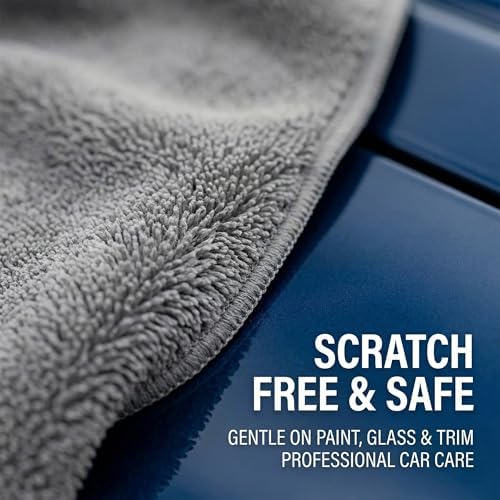 2 Pack Professional Large Microfiber Car Drying Towels, Microfiber Towels - Image 4