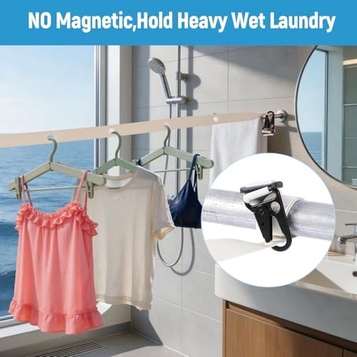 13ft Retractable Magnetic Clothesline - Image 4