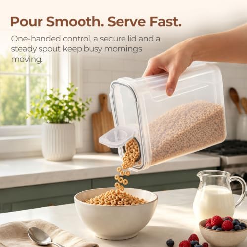 ComSaf Airtight Cereal Storage Containers - Image 5