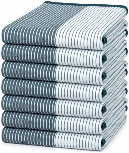 Premium Kitchen Towels 6 Pack 100% Cotton by BumbleTowels