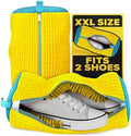 2 Pcs Reusable Shoe Washing Machine Bag, XXL by Lagarto
