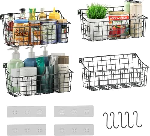 Sonyabecca 4 Pack Hanging Wall Basket by Sonyabecca