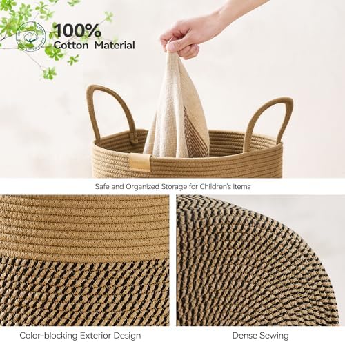 Nunsino Laundry Hamper 62L, Large Laundry Basket - Image 5