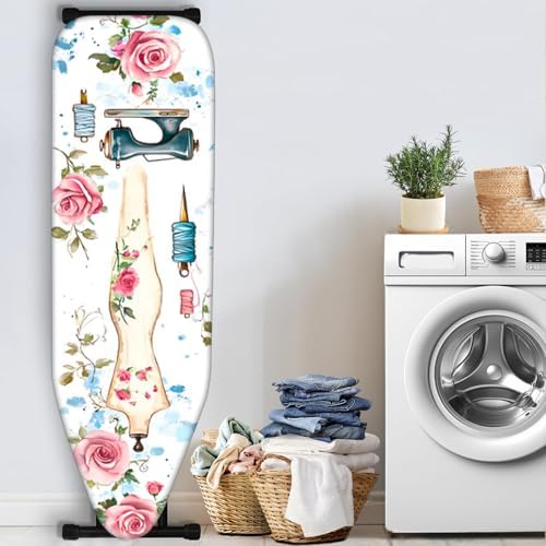 Nuxovilar Sewing Mannequin Floral Ironing Board Cover 15x54 Polyester - Image 3