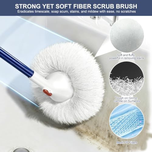 Shower and Tub Scrubber Brush - Image 2
