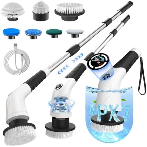 Electric Spin Scrubber, Cordless Cleaning Brush by Unknown
