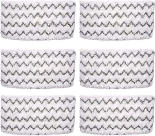 6 Pack S1000 S2001 Steam Mop Replacement Pads by BIHARNTHomeReplacement