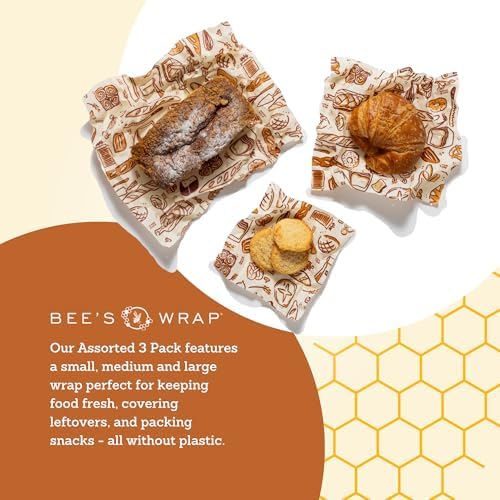 Bee's Wrap Beeswax Food Wraps, 3 Pack Assorted - Image 5