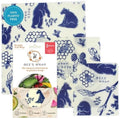 Bee's Wrap Beeswax Food Wraps, 3 Pack Assorted by BeesWrap