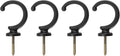 uxcell 4Pcs Curtain Holdback, Aluminum Alloy Wall Mounted Curtain Holders by uxcell