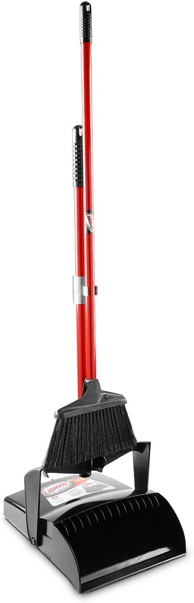 Libman Commercial 919 Lobby Dust Pan and Broom Set - Image 6