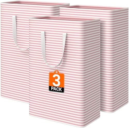 3-Pack Laundry Basket, Collapsible Laundry Hampers by Unknown