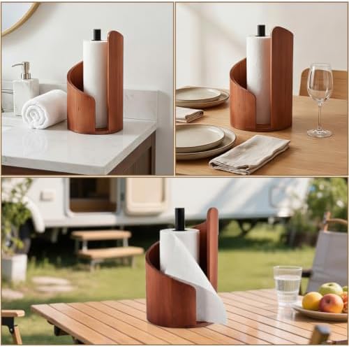 Wooden Paper Towel Holder, Mountain Paper Towel Holder - Image 6