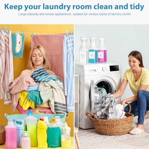 VZZNN 6 Pack Laundry Detergent Dispenser 53 oz Laundry Soap Dispenser - Image 6