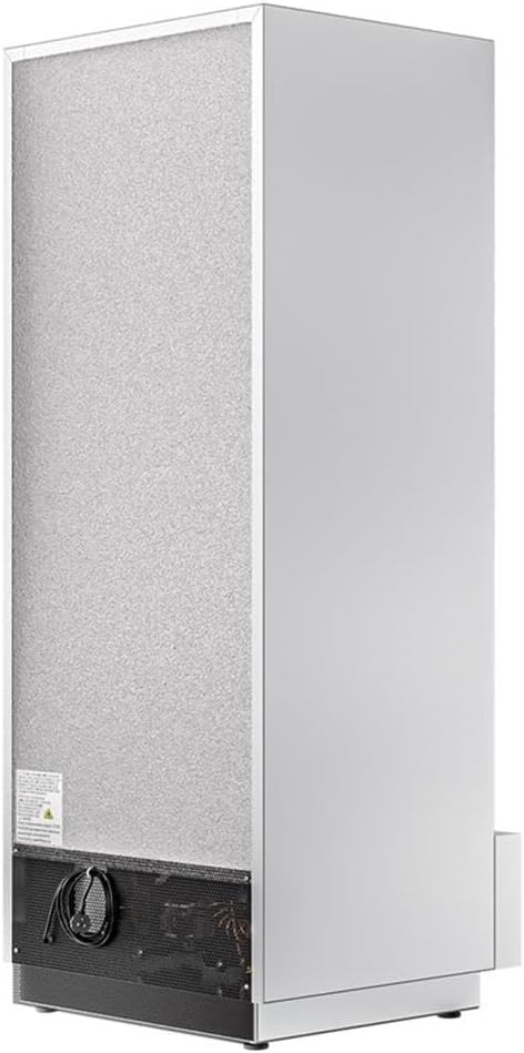 Pemberly Row 25 in. Commercial Stainless Steel 1-Door Reach-in Freezer in Silver
