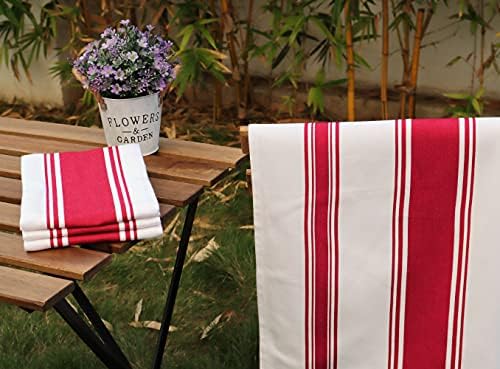 AMOUR INFINI Kitchen Towels 100% Cotton Pack of 4, Highly Absorbent Quick - Image 6