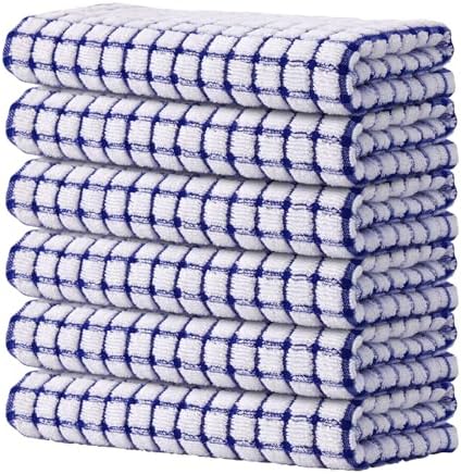 Kitinjoy Cotton 6 Pack Terry Kitchen Towels by Kitinjoy