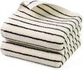 Black and White Striped Hand Towels by Jacquotha