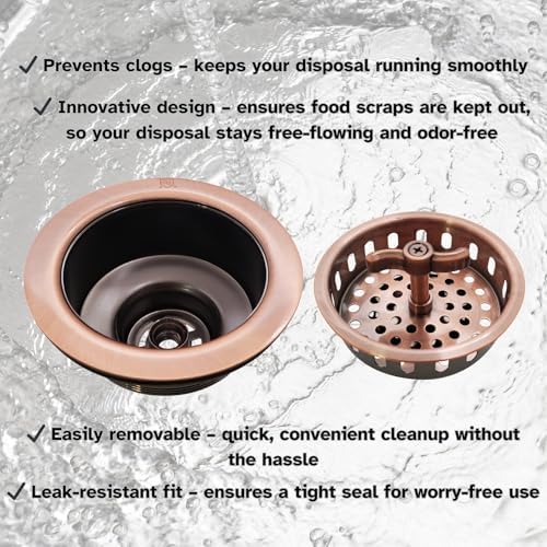 Westbrass A213-11 3-1/2" Wing Nut Twist Style Large Kitchen Sink Basket Strainer - Image 5