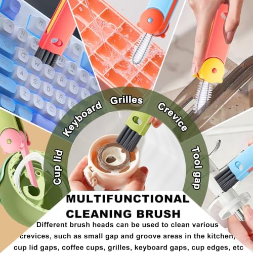 3 in 1 Cup Lid Gap Cleaning Brush, Home Kitchen Crevice Brush Cleaning Tools - Image 6