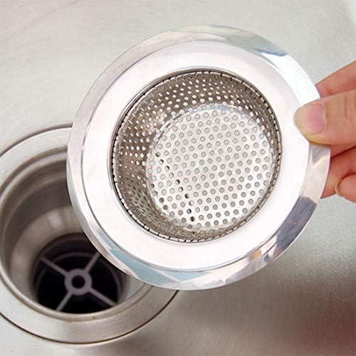 CORNERJOY 4.5 Inch Diameter Rim Heavy Duty Stainless Steel Kitchen Sink Basket - Image 4