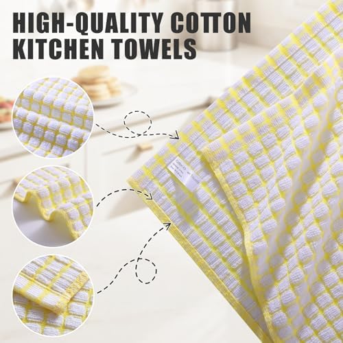 Mordimy Cotton 8 Pack Terry Kitchen Towels, 16 x 25 Inches - Image 4