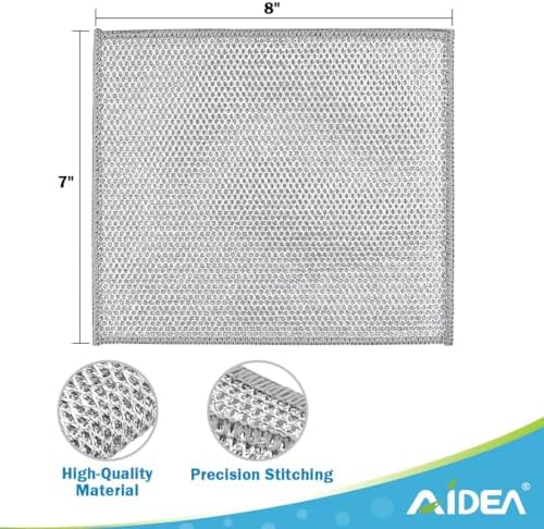 AIDEA Non Scratch Wire Dishcloth 12PK, Dish Cloths - Image 4